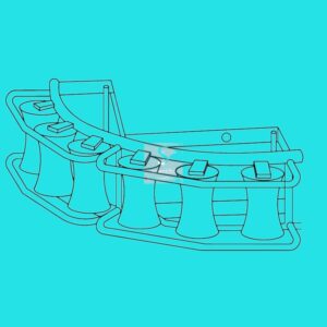 TSRSI6 Flexible Multi-Roller Cable Guide Chain